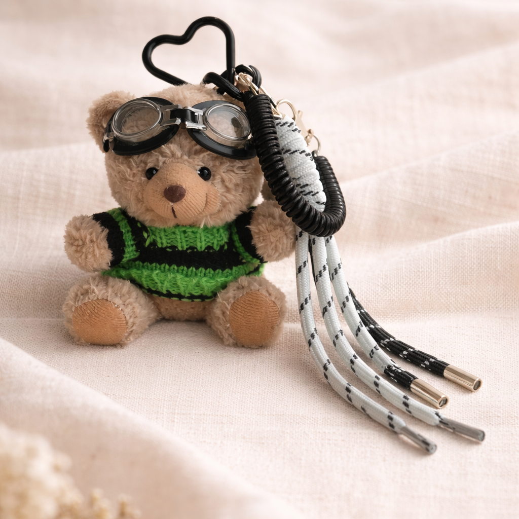 Aviator Bear Charm