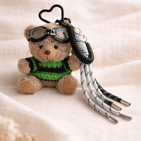 Aviator Bear Charm