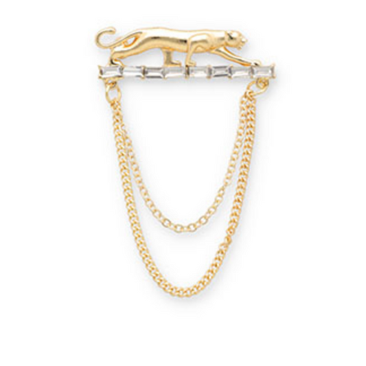 Broche Panthère Dorée