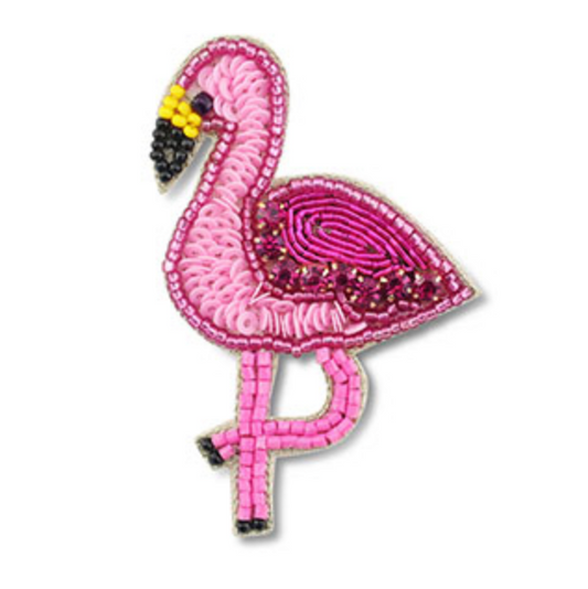 Broche Flamant Rose