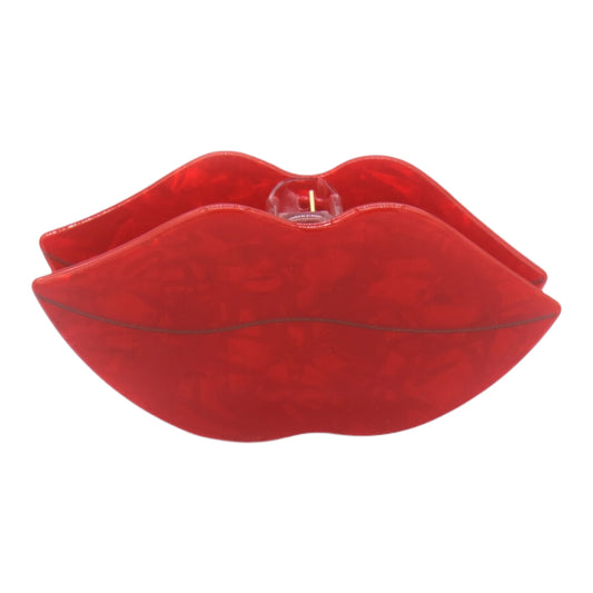 Pince à Cheveux Lèvres Rouges